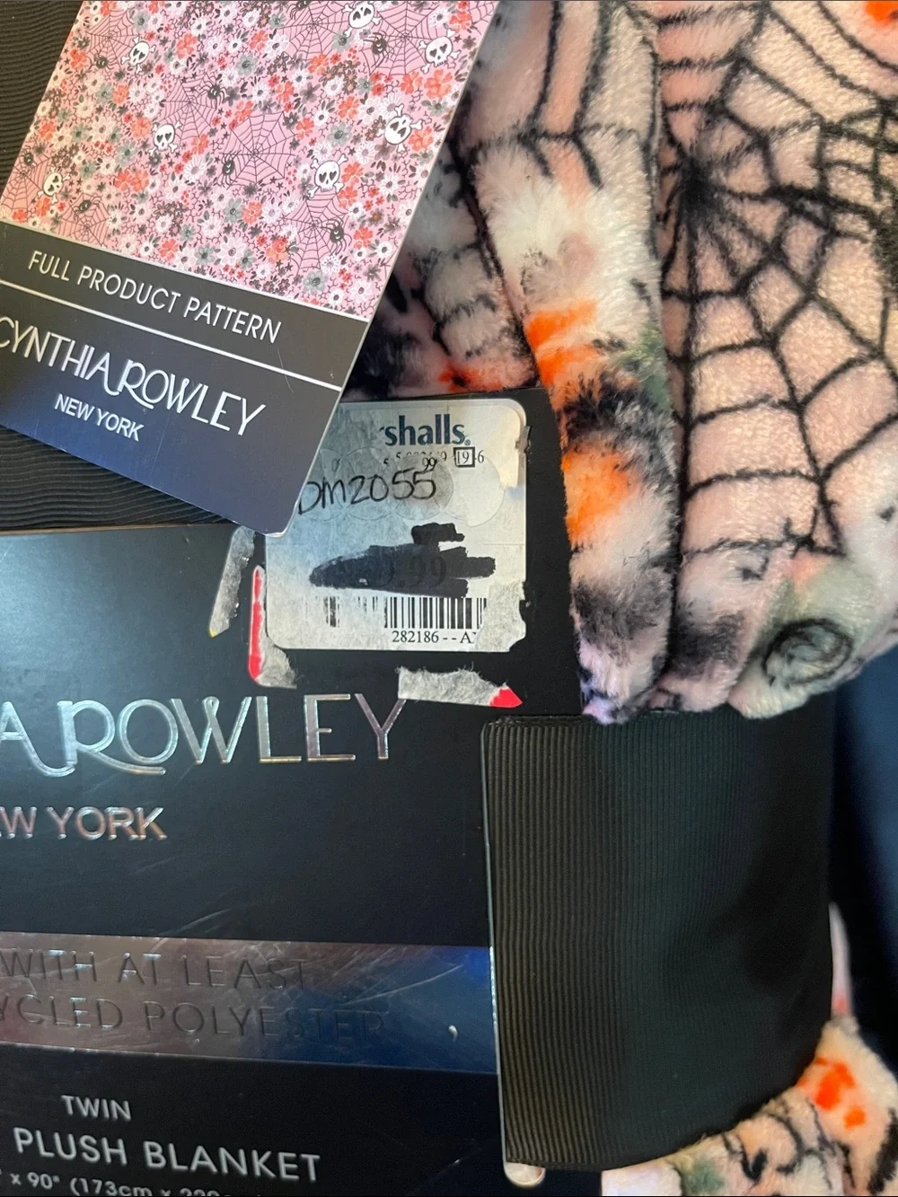 Halloween Themed Soft Plush Blanket - Cynthia Rowley